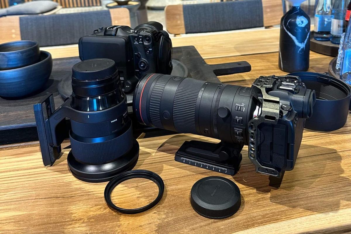 Equipment auf Tisch